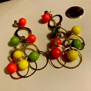 Funky 70s earrings